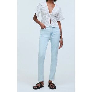 Madwell The Petite Perfect Vintage Jean Chesthunt Wash Blue Size 26P NP561